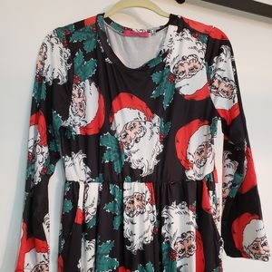 Santa christmas dress